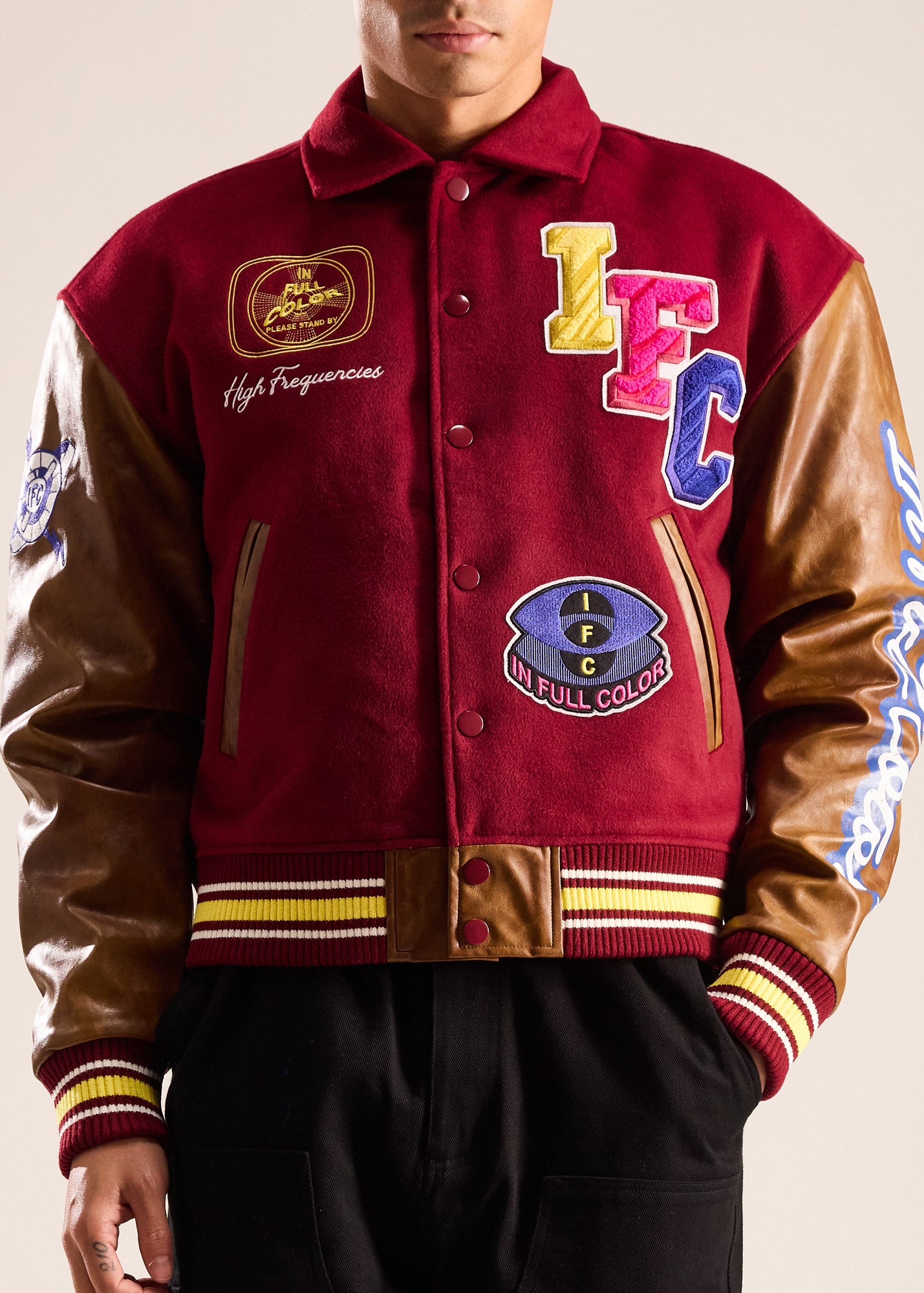 Always Live Varsity Jacket – In Full Color™