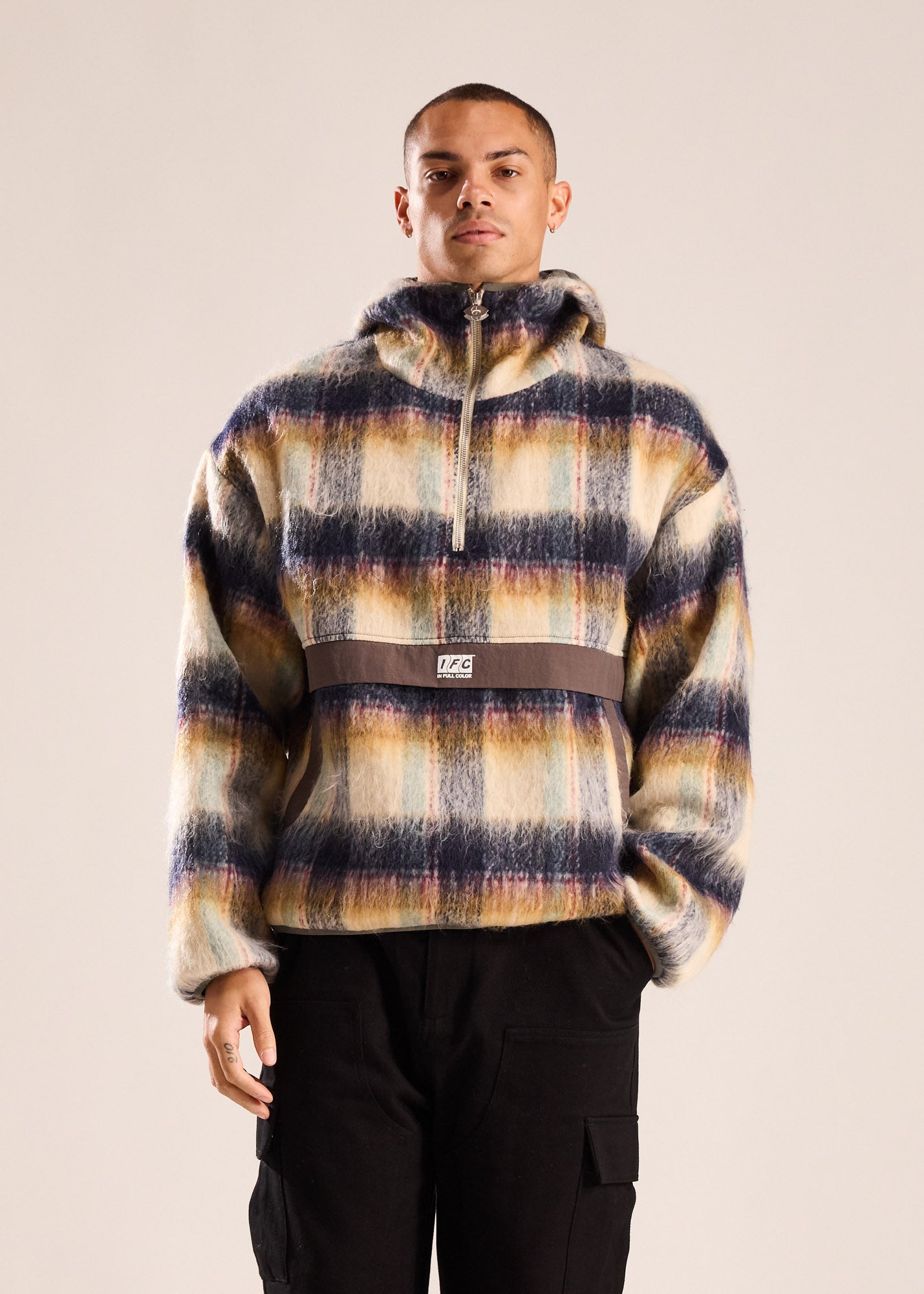 Technicolor Static Polar Fleece Anorak
