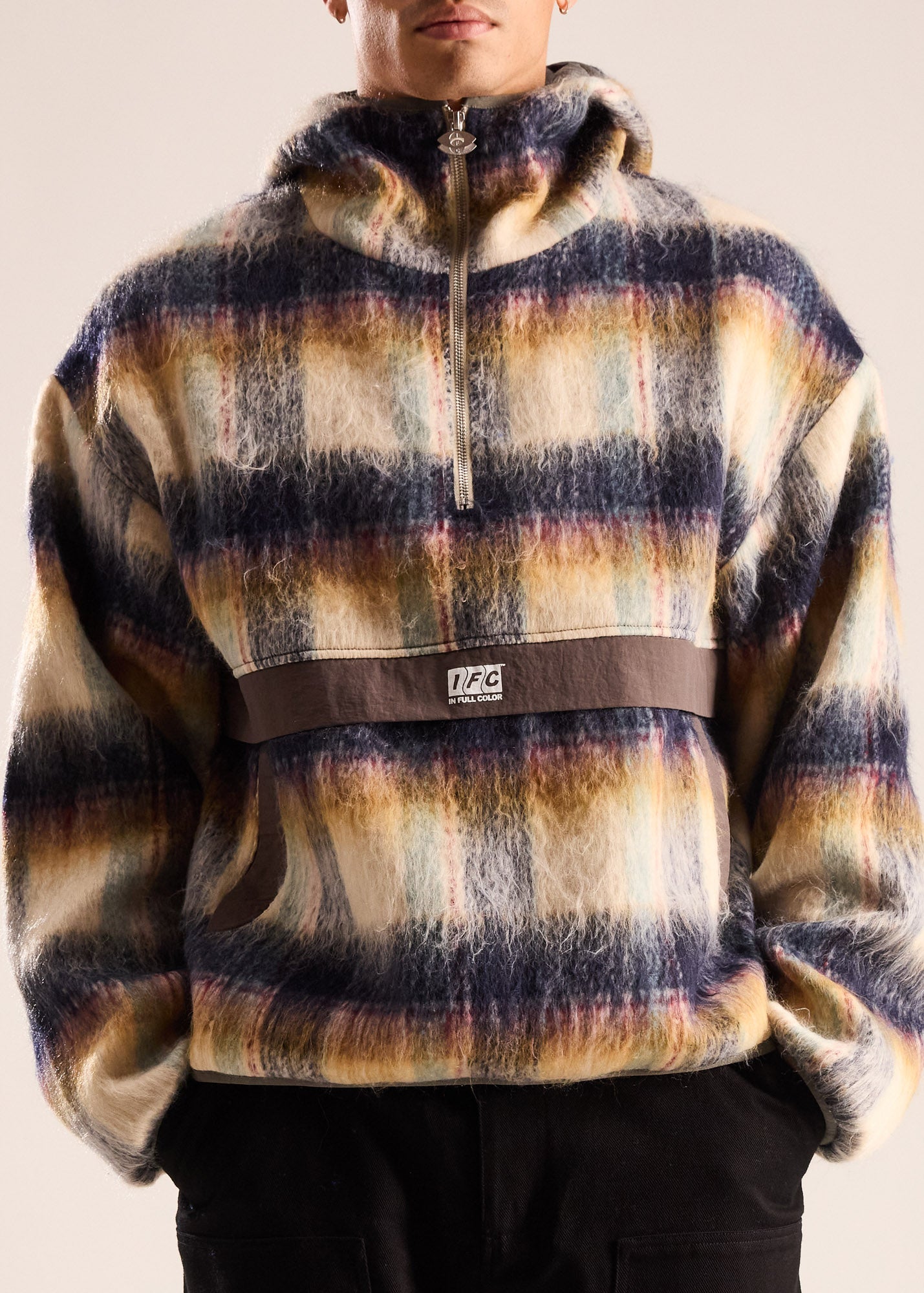 Technicolor Static Polar Fleece Anorak