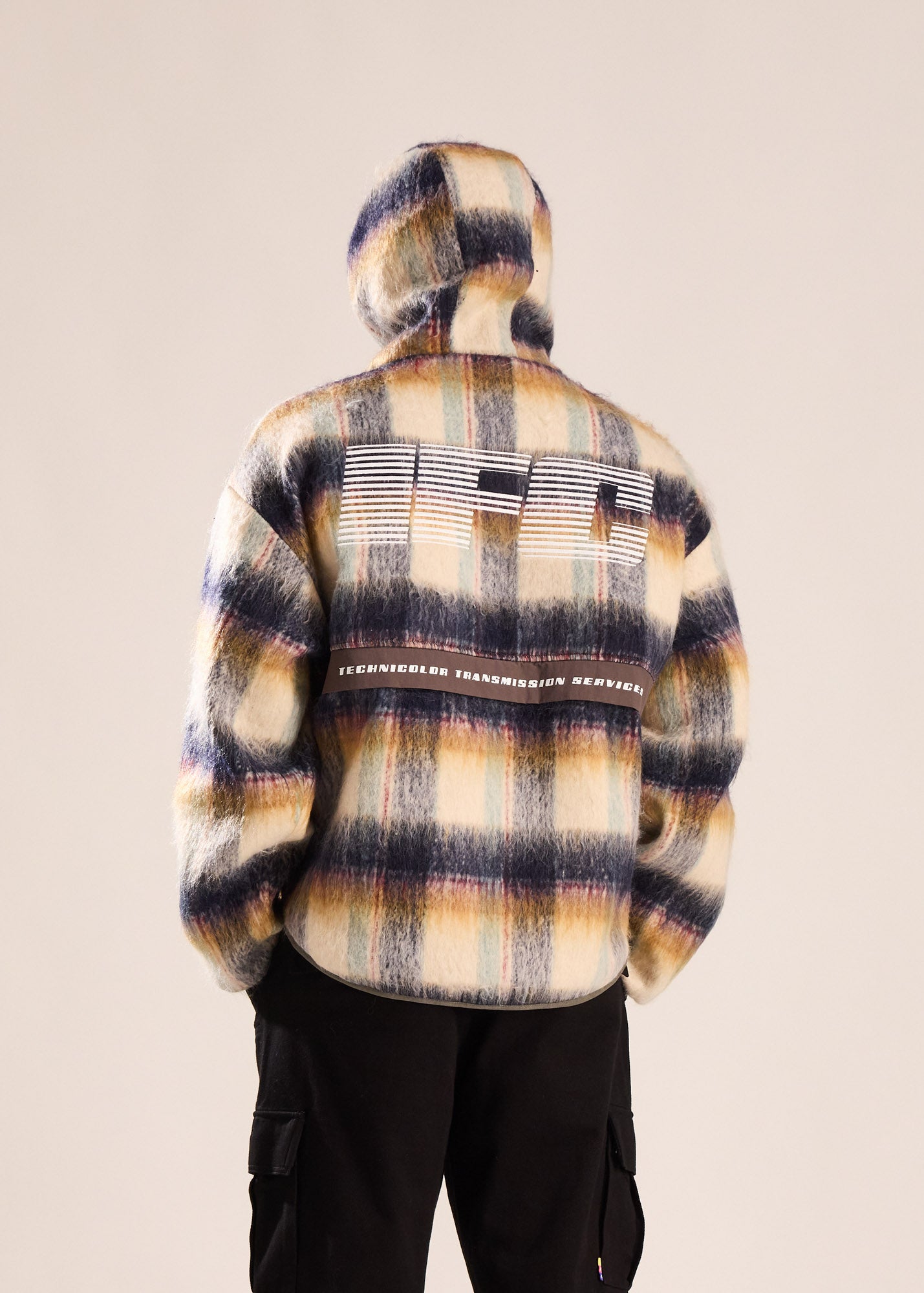 Technicolor Static Polar Fleece Anorak