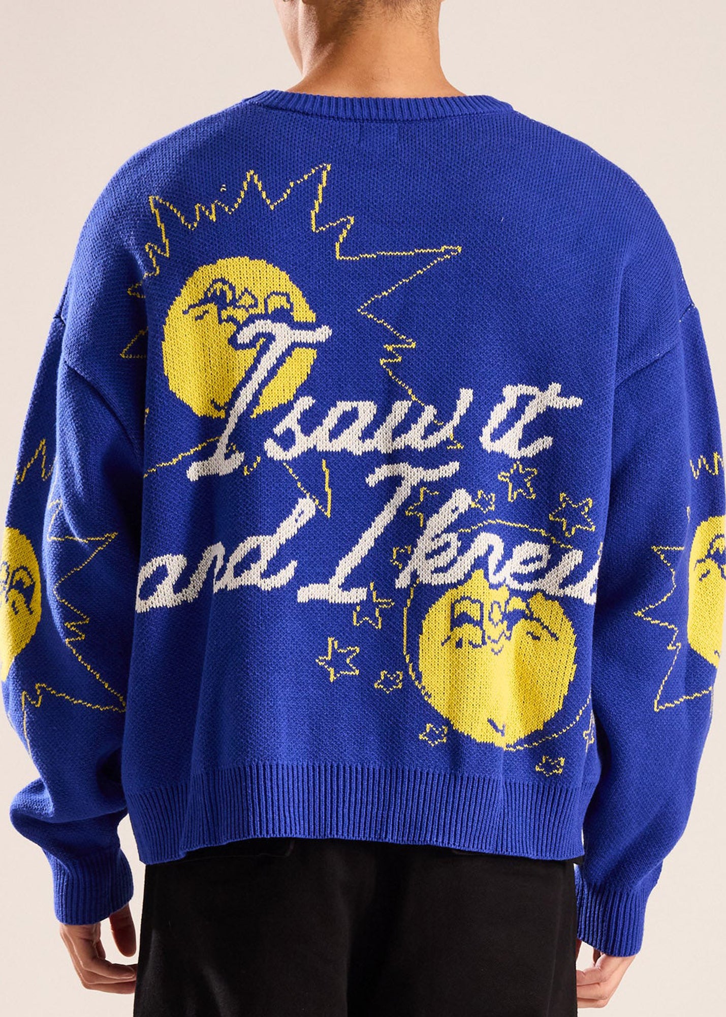 I Saw It And I Knew Jacquard Sweater