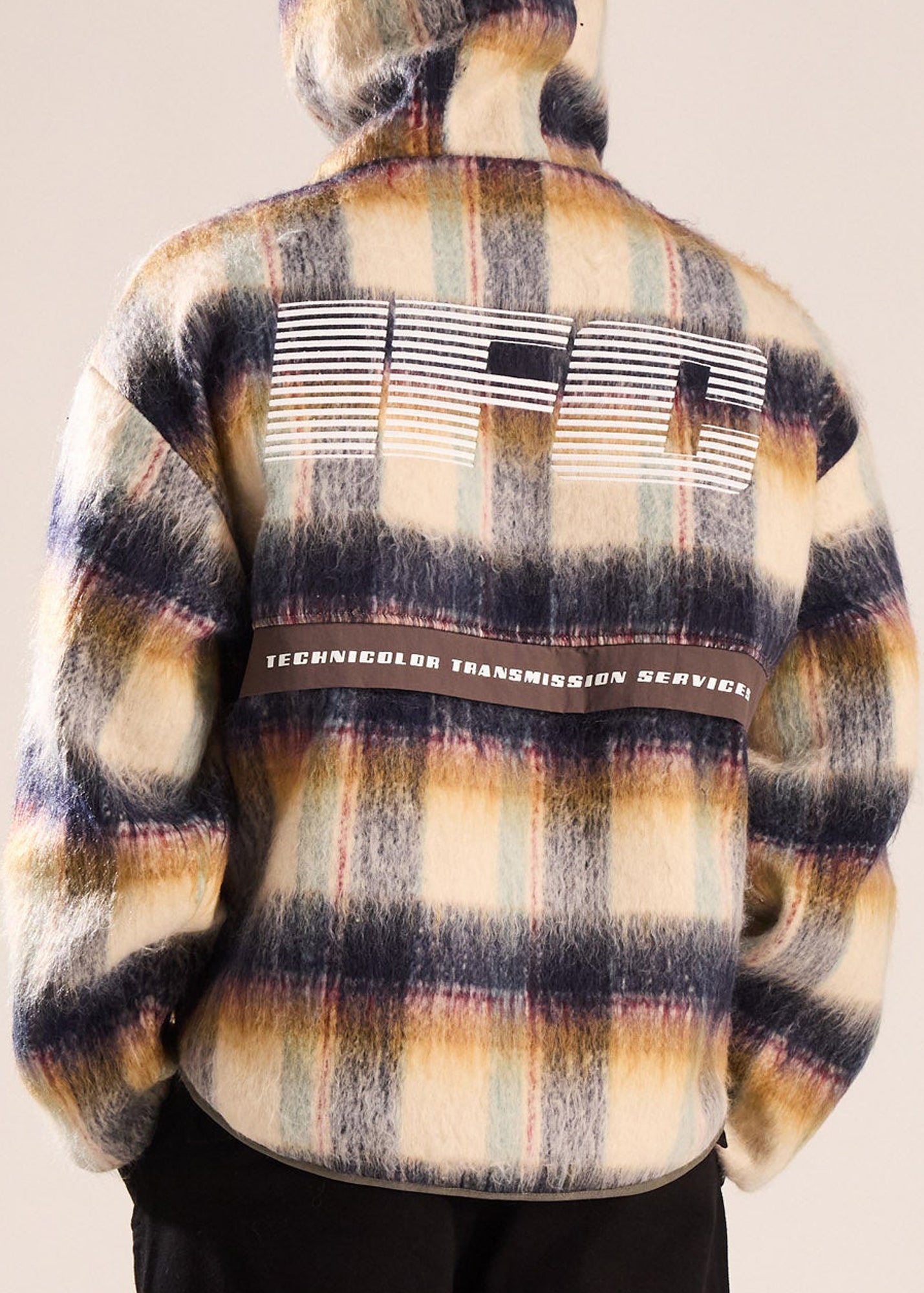 Technicolor Static Polar Fleece Anorak
